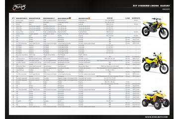 Kit premium viteria ATV / Cross / Enduro / Trial SUZUKI Kit premium viteria ATV / Cross / Enduro / Trial SUZUKI