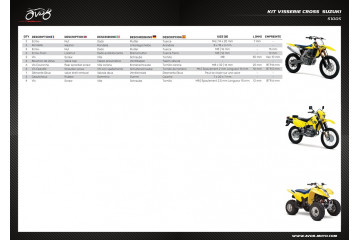 Kit Simple tornillería ATV / Cross / Enduro / Trial SUZUKI Kit Simple tornillería ATV / Cross / Enduro / Trial SUZUKI