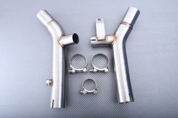 Manguito de conexión en Y / Y Pipe con decatalizador SUZUKI HAYABUSA GSXR 1300 / 1340 2008 - 2017