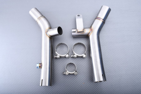Manguito de conexión en Y / Y Pipe con decatalizador SUZUKI HAYABUSA GSXR 1300 / 1340 2008 - 2017