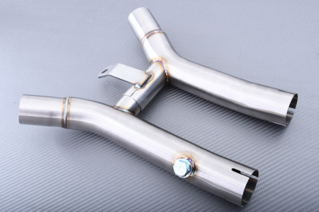Manguito de conexión en Y / Y Pipe con decatalizador SUZUKI HAYABUSA GSXR 1300 / 1340 2008 - 2017