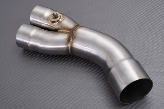 Manguito de conexión en forma Y / Y Pipe SUZUKI VSTROM 650 / XT 2017 - 2023 Manguito de conexión en forma Y / Y Pipe SUZUKI VSTROM 650 / XT 2017 - 2023