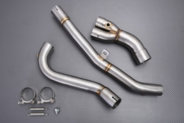 Tube intermédiaire / Y Pipe pour échappement APRILIA SHIVER 750 / GT 2007 - 2016
