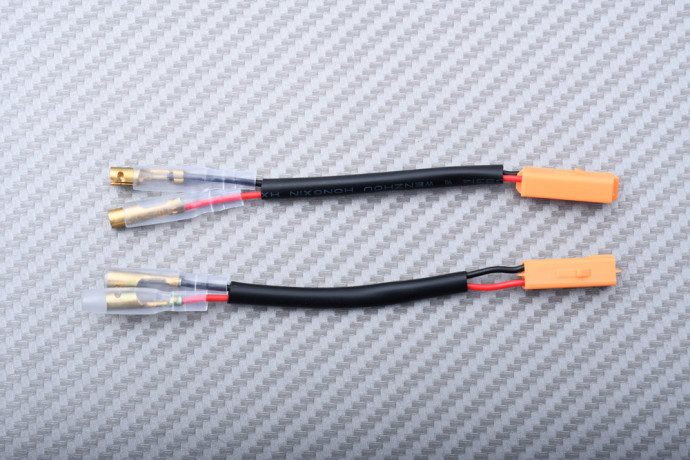 Connectiques clignotants Arrière spécifiques KAWASAKI ZX6R / ZX9R / ZX10R / ZX12R / Z750 / Z1000 / VERSYS 2000 - 2023