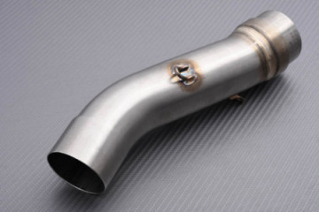 Mid pipe / Tube intermédiaire gauche AKRAPOVIC LS-A10SO4L pour échappement gauche APRILIA TUONO 1000 / RSV 1000 R 2004 - 2007