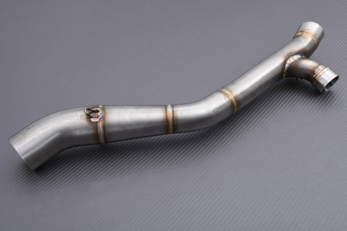 Tube intermédiaire / Mid Pipe INOX de ligne complète AKRAPOVIC L-A4MR1 APRILIA RXV / SXV 450 / 500 2006 - 2007