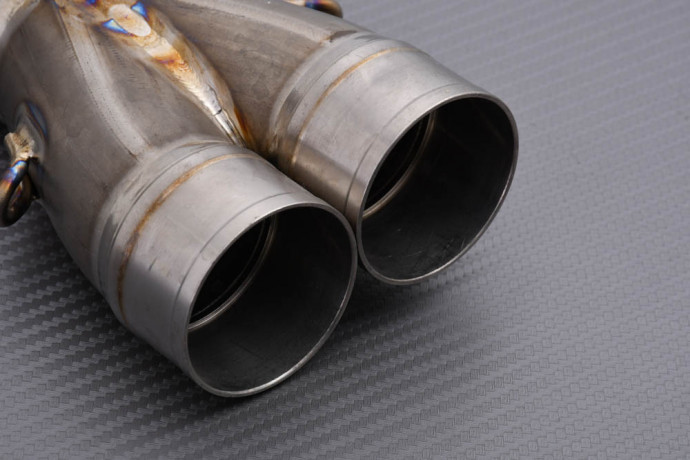 Tube Liaison / Link Pipe TITANE AKRAPOVIC C-S10RT2L--C-S10RT2R SUZUKI