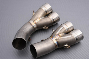 Tube Liaison / Link Pipe TITANE AKRAPOVIC C-S10RT2L--C-S10RT2R SUZUKI