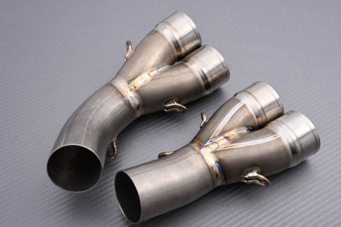 Tube Liaison / Link Pipe TITANE AKRAPOVIC C-S10RT2L--C-S10RT2R SUZUKI