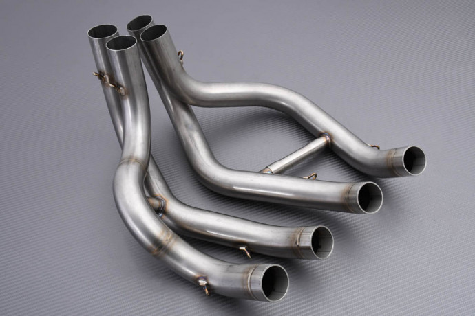 Header pipe set / Collecteurs têtes de cylindres INOX AKRAPOVICKAWASAKI Z750 / Z750R Header pipe set / Collecteurs têtes de cylindres INOX AKRAPOVICKAWASAKI Z750 / Z750R