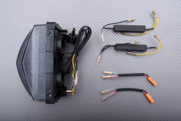 Feu Arrière à LED "Plug & Play" avec clignotants intégrés HONDA CBR 600 FS 2001 - 2002 Feu Arrière à LED "Plug & Play" avec clignotants intégrés HONDA CBR 600 FS 2001 - 2002