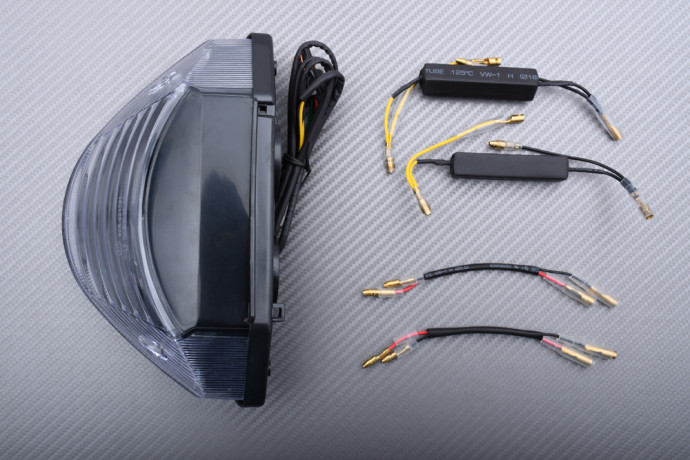 Piloto trasero LED "Plug & Play" con intermitentes integrados HONDA HORNET 600 2003 - 2006 Piloto trasero LED "Plug & Play" con intermitentes integrados HONDA HORNET 600 2003 - 2006