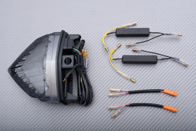 LED-Rücklicht "Plug & Play" mit integrierten Blinkern HONDA HORNET 600 / CBR 600 F / CB1000R 2008 - 2017 LED-Rücklicht "Plug & Play" mit integrierten Blinkern HONDA HORNET 600 / CBR 600 F / CB1000R 2008 - 2017
