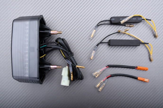 Feu Arrière à LED "Plug & Play" avec clignotants intégrés HONDA CB / CBR 650 F / CTX 700 / NC 750 2014 - 2020 Feu Arrière à LED "Plug & Play" avec clignotants intégrés HONDA CB / CBR 650 F / CTX 700 / NC 750 2014 - 2020