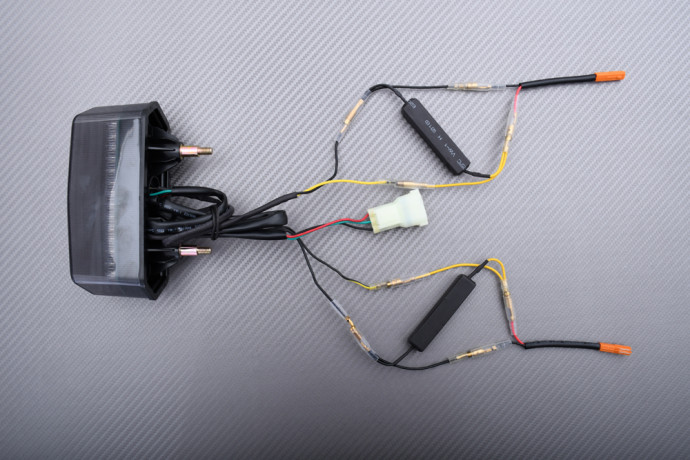 LED-Rücklicht "Plug & Play" mit integrierten Blinkern HONDA CB / CBR 650 F / CTX 700 / NC 750 2014 - 2020