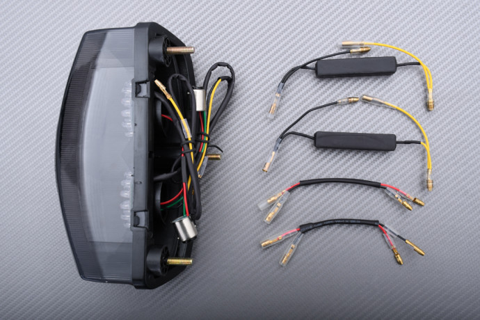 Feu Arrière à LED "Plug & Play" avec clignotants intégrés KAWASAKI ZXR 400 / ZXR 750 / GPZ 500 1991 - 2002