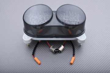 Feu Arrière à LED "Plug & Play" avec clignotants intégrés KAWASAKI ZX6R / ZX9R / ZZR 600 / ZR7 2000 - 2007 Feu Arrière à LED "Plug & Play" avec clignotants intégrés KAWASAKI ZX6R / ZX9R / ZZR 600 / ZR7 2000 - 2007