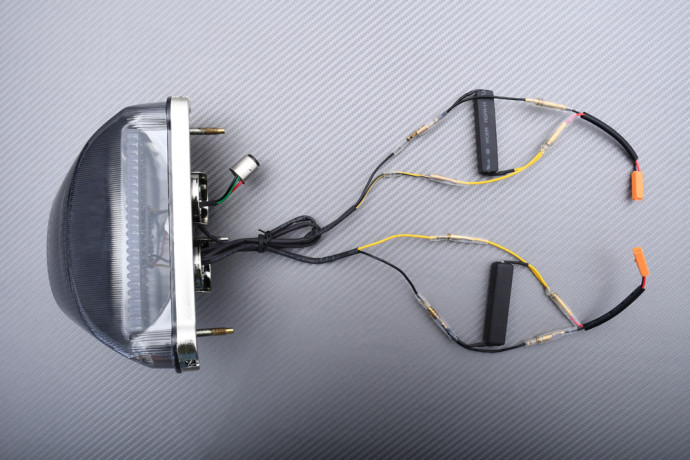 Fanale posteriore a LED "Plug & Play" con indicatori di direzioni integrati KAWASAKI ZX12R 2000 - 2006 Fanale posteriore a LED "Plug & Play" con indicatori di direzioni integrati KAWASAKI ZX12R 2000 - 2006