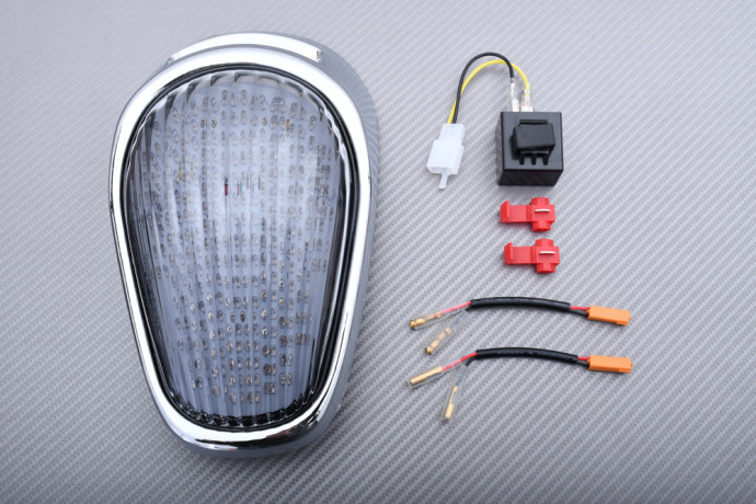 Feu Arrière à LED "Plug & Play" avec clignotants intégrés KAWASAKI VULCAN VN 2000 / LT 2004 - 2010 Feu Arrière à LED "Plug & Play" avec clignotants intégrés KAWASAKI VULCAN VN 2000 / LT 2004 - 2010