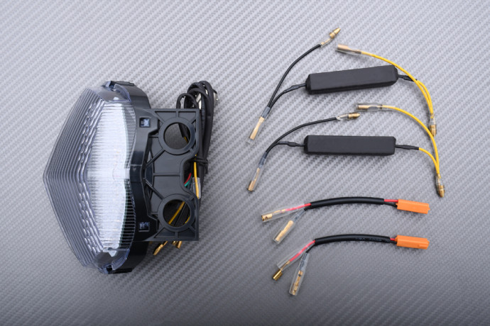 Plug & Play LED tail light with integrated indicators KAWASAKI NINJA 250 R 2008 - 2012 Plug & Play LED tail light with integrated indicators KAWASAKI NINJA 250 R 2008 - 2012