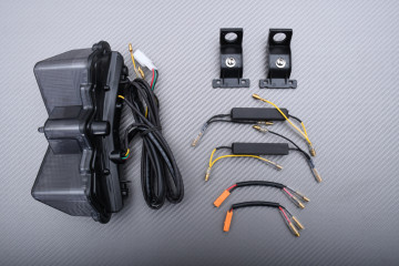 Fanale posteriore a LED "Plug & Play" con indicatori di direzioni integrati KAWASAKI ZX6R / Z750 / Z1000 2003 - 2006 Fanale posteriore a LED "Plug & Play" con indicatori di direzioni integrati KAWASAKI ZX6R / Z750 / Z1000 2003 - 2006