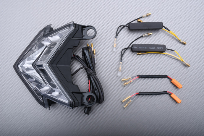 Feu Arrière à LED "Plug & Play" avec clignotants intégrés KAWASAKI Z800 / ZX6R 2013 - 2018 Feu Arrière à LED "Plug & Play" avec clignotants intégrés KAWASAKI Z800 / ZX6R 2013 - 2018