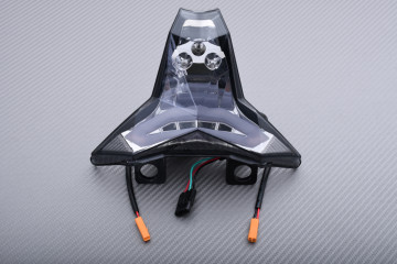Piloto trasero LED "Plug & Play" con intermitentes integrados KAWASAKI ZX6R / ZX10R / Z400 / Z1000 2014 - 2023