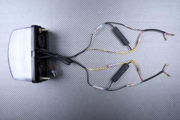 Feu Arrière à LED "Plug & Play" avec clignotants intégrés YAMAHA FZR 1000 / TDM 850 / TDR 125 1991 - 2002 Feu Arrière à LED "Plug & Play" avec clignotants intégrés YAMAHA FZR 1000 / TDM 850 / TDR 125 1991 - 2002