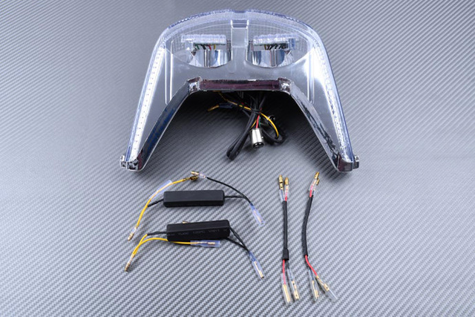 Feu Arrière à LED "Plug & Play" avec clignotants intégrés YAMAHA YZF R6 1999 - 2000 Feu Arrière à LED "Plug & Play" avec clignotants intégrés YAMAHA YZF R6 1999 - 2000