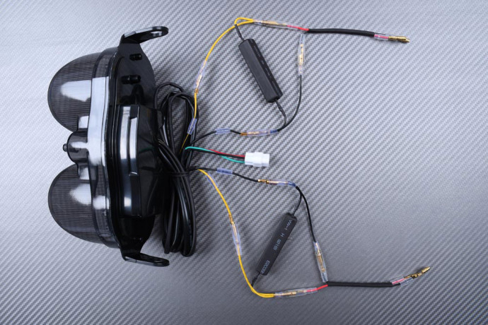 Feu Arrière à LED "Plug & Play" avec clignotants intégrés YAMAHA YZF R6 / XJR 1300 2001 - 2014