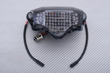 Fanale posteriore a LED "Plug & Play" con indicatori di direzioni integrati YAMAHA FZ6 / FAZER 600 2004 - 2014 Fanale posteriore a LED "Plug & Play" con indicatori di direzioni integrati YAMAHA FZ6 / FAZER 600 2004 - 2014