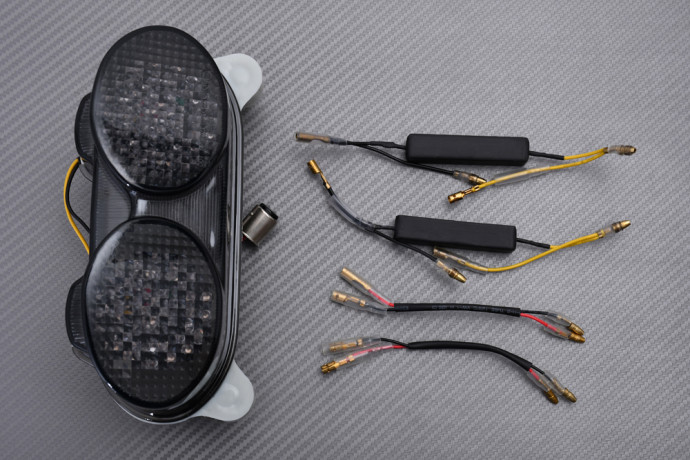LED-Rücklicht "Plug & Play" mit integrierten Blinkern KAWASAKI ZX6R / ZX9R 1998 - 1999