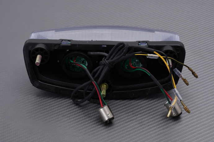 LED-Rücklicht "Plug & Play" mit integrierten Blinkern KAWASAKI GPZ 500 S 2003 LED-Rücklicht "Plug & Play" mit integrierten Blinkern KAWASAKI GPZ 500 S 2003