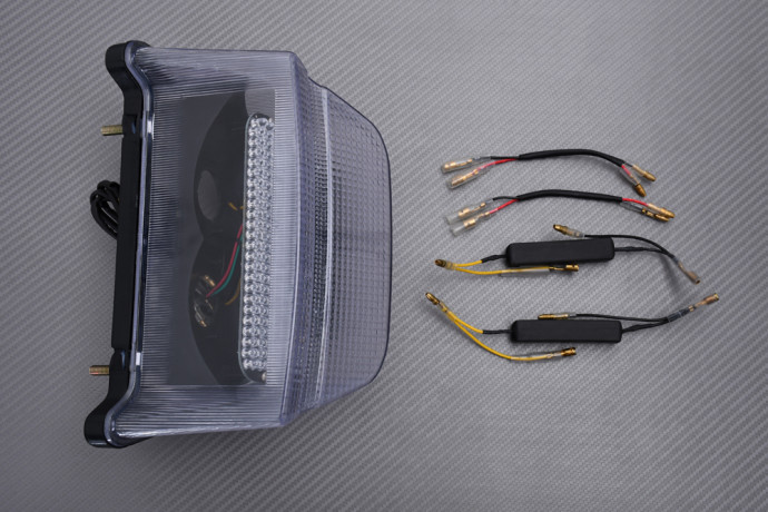 Fanale posteriore a LED "Plug & Play" con indicatori di direzioni integrati KAWASAKI ZRX 1100 1997 - 2000 Fanale posteriore a LED "Plug & Play" con indicatori di direzioni integrati KAWASAKI ZRX 1100 1997 - 2000