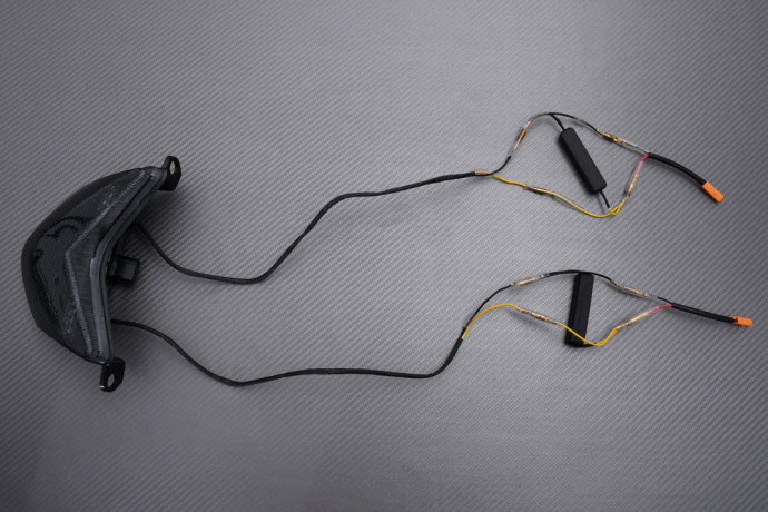 LED-Rücklicht "Plug & Play" mit integrierten Blinkern KAWASAKI ZX6R / Z750S 2005 - 2007