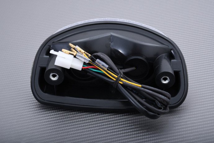 Fanale posteriore a LED "Plug & Play" con indicatori di direzioni integrati SUZUKI GSE 500 2001 - 2002 Fanale posteriore a LED "Plug & Play" con indicatori di direzioni integrati SUZUKI GSE 500 2001 - 2002