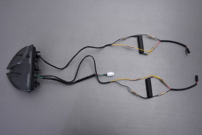 Feu Arrière à LED "Plug & Play" avec clignotants intégrés SUZUKI SV / SVX 650 2016 - 2023 Feu Arrière à LED "Plug & Play" avec clignotants intégrés SUZUKI SV / SVX 650 2016 - 2023