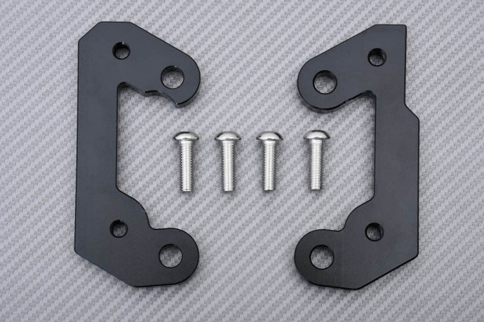 Platines de déport pour commandes pilote d'origine KAWASAKI NINJA 400 / Z400 2018 - 2023 Platines de déport pour commandes pilote d'origine KAWASAKI NINJA 400 / Z400 2018 - 2023