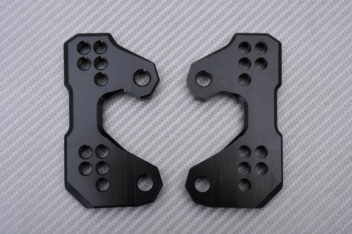 Offset plates for OEM front footrests YAMAHA YZF R3 / MT03 2015 - 2023 Offset plates for OEM front footrests YAMAHA YZF R3 / MT03 2015 - 2023