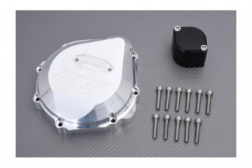 Carter Allumage alluminium FACTORY PRO avec tampon de protection SUZUKI GSXR 600 / 750 / 1000 2000 - 2002 REF : COV-S51-LH-KT