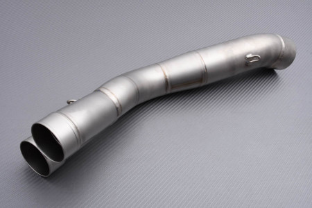 Tube intermédiaire / Mid Pipe TITANE de ligne complète AKRAPOVIC L-A10E1T APRILIA RSV / TUONO 1000 1999 - 2005