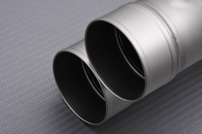 Tube intermédiaire / Mid Pipe TITANE de ligne complète AKRAPOVIC L-A10E1T APRILIA RSV / TUONO 1000 1999 - 2005 Tube intermédiaire / Mid Pipe TITANE de ligne complète AKRAPOVIC L-A10E1T APRILIA RSV / TUONO 1000 1999 - 2005