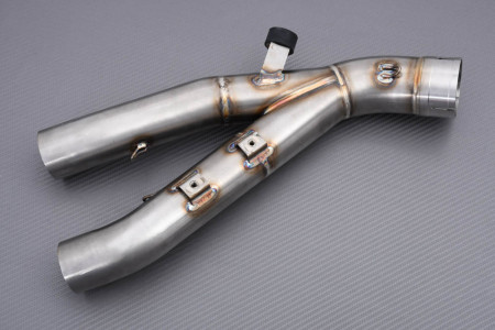 Tube intermédiaire / Mid Pipe INOX de ligne complète AKRAPOVIC L-B12R1 BMW R1200GS / ADVENTURE 2004 - 2009