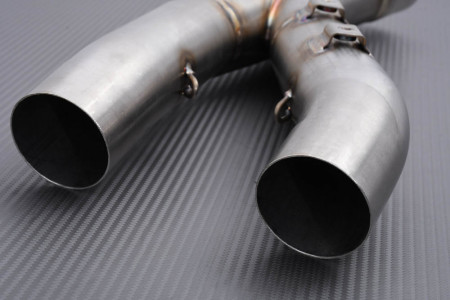 Tube intermédiaire / Mid Pipe INOX de ligne complète AKRAPOVIC L-B12R1 BMW R1200GS / ADVENTURE 2004 - 2009