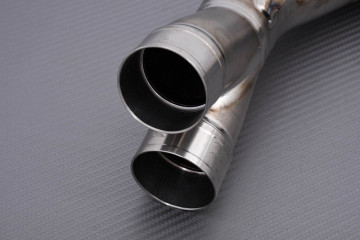 TITANIUM AKRAPOVIC L-K10R3TL KAWASAKI Mid Pipe for complete exhaust line ZX10R 2006 - 2007