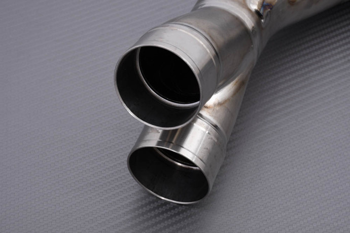 TITANIUM AKRAPOVIC L-K10R3TL KAWASAKI Mid Pipe for complete exhaust line ZX10R 2006 - 2007