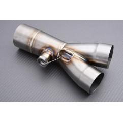 Tube intermédiaire / Mid Pipe de ligne complète AKRAPOVIC YAMAHA YZF R6 2006 - 2020