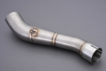 Mid pipe / Tube intérmediaire AKRAPOVIC L-S10SO3R pour échappement droit SUZUKI GSXR 1000 2007 - 2008