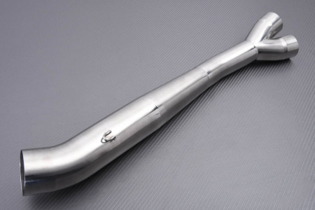 Tube intermédiaire / Mid Pipe INOX de ligne complète AKRAPOVIC L-Y10R4 YAMAHA FAZER 1000 2001 - 2005