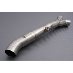 Tube intermédiaire / Mid Pipe de ligne complète AKRAPOVIC SUZUKI GSXR 600 / 750 2004 - 2005